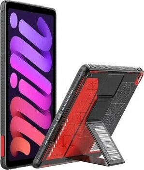 Mutural iPad Mini 6 / Mini 2024 Kırmızı Uyumlu Silicone, PC Tablet Kılıfı