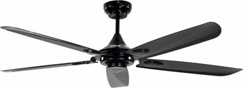 Alsanfan Dark Siyah Aydınlatmasız Uzaktan Kumandalı 140cm Tavan Vantilatörü