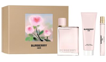 Burberry Her Edp 100 Ml + Body Lotion 75 Ml + Edp 10 Ml