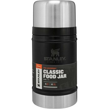 Stanley Classic 0,7 L Siyah Termos Çelik Malzeme ile 12-18 Saat Sıcak/Soğuk Tutma Özelliği - 700 ml