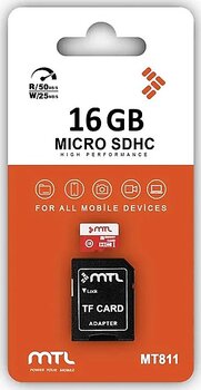 Mtl 16GB Micro Sd Kart (Tf Card) Class 10 - Telefon Tablet Kamera Uyumlu Hafıza Kartı