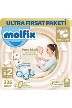 Molfix Pure & Soft Bebek Bezi Mini 2 No 112 Li X 3 Adet