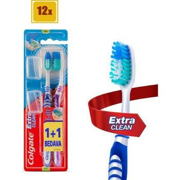 Colgate Extra Clean 2 Adet Diş Fırçası 12'li Set