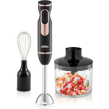 Sinbo SHB-7529 Çok Fonksiyonlu El Blender Seti – Doğrayıcı & Çırpıcı Aparatlı - Siyah - Rose