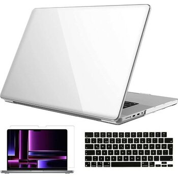 Nezih Case Macbook Air 13" 2020 (M1) A2337 Alt Üst Kılıf/klavye Kılıfı/ekran Koruyucu Seti