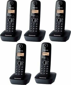 Panasonic KX-TG1615 5 Ahizeli Siyah Telsiz Telefon