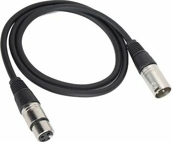 20 Metre Xlr Mikrofon Kablosu Siyah Erkek Dişi Ses Kablosu