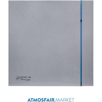 Silent - 200 Cz Silver Design 125' Lik Banyo Wc Fanı