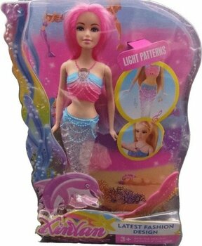 Marka Ethell Oyuncak Işıklı Balık Kız Bebek XY8003B - Renkli