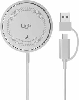 Linktech W513 Beyaz Universal Hızlı Şarj 15 W Kablosuz Şarj Cihazı