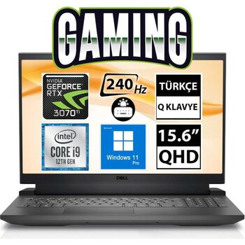 Dell G15 Se 5521 G155520SE4805U05 I9-12900H 16GB 1tbssd RTX3070TI 15.6" Qhd W11P Taşınabilir Bilgisayar