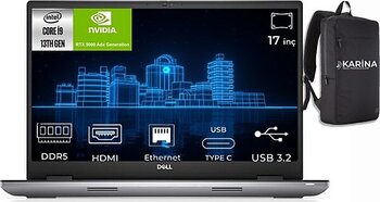 Dell Precision M7780 I9-13950HX XCTOP7780EMEA_VP-2-007 64GB 1tb Rtx 5000 Ada 16GB W11PRO 17" Fhd Dizüstü Bilgisayar - 1 TB - 64 GB