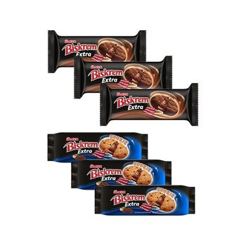 Ülker Biskrem Extra Ve Cookie 184 Gr 6 Lı Karma Paket