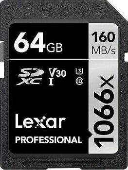 Lexar Professional Silver Series 1066x Class 10 UHS-I U3 V30 64 GB Hafıza Kartı