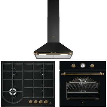 Electrolux Rustik Ankastre Set ( EFC226R+EGH6343ROR+EOA5220AOR)