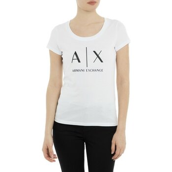 Armani Exchange Kadın T Shirt 8Nyt70 Yj16Z 1000 - XS - Beyaz
