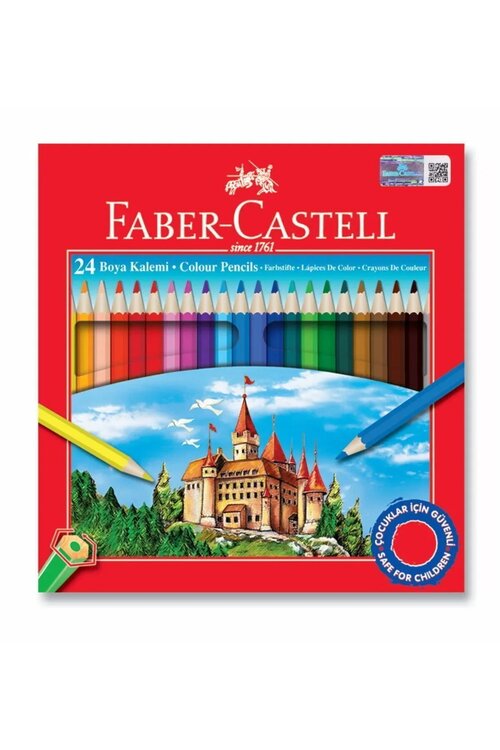 Faber Castell Redline 24 Renk 24 Adet Kuru Boya Kalemi Seti