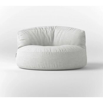 Patara Home Mila Modell Puff & Armut Koltuk 2'li Relax  Koltuk - Açık Gri