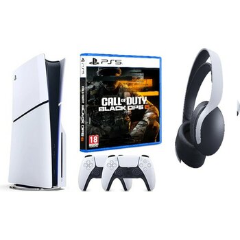 Sony Playstation 5 Slim + 2.kol Dualsense + Ps5 Pulse 3D Kulaklık + Ps5 Cod Black Ops 6 ( Ithalatçı Garantili )