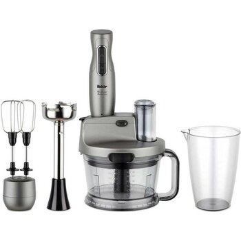 Braventa Collection Fakir Mr Chef Quadro Blender Seti, 900 ml Hazne, Paslanmaz Çelik Bıçaklar, Antrasit (8682511901315)