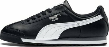 Puma Roma Basic-black-white-puma silver Erkek Spor Ayakkabı - Siyah - 42,5