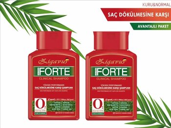 Zigavus Forte Ultra Clinical Kuru ve Normal Saçlar için Şampuan 220 x 2 ml