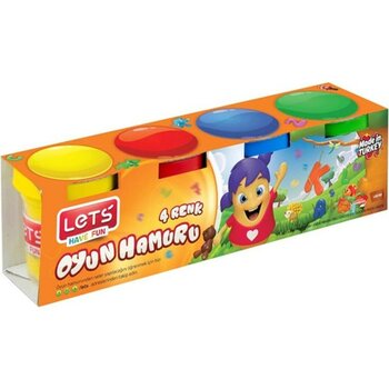 Oyun Hamuru Let's Oyun Hamuru 4 Renk Oyuncak Hamur