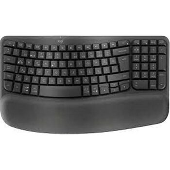 Logitech 920-012311 Wave Keys Kablosuz Türkçe Q Klavye Bluetooth Bağlantı ile Ev Ofis Kullanımı için Ergonomik