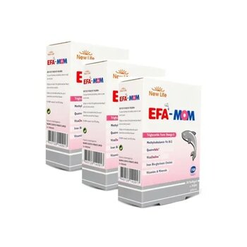 New Life EFA Mom Omega 3 Vitamin Mineral 3x30 Kapsül