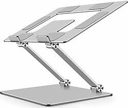 Winex Metal Ayarlanabilir Laptop Tablet Macbook Matebook Yükseltici Katlanabilir Stand Tutucu Gümüş
