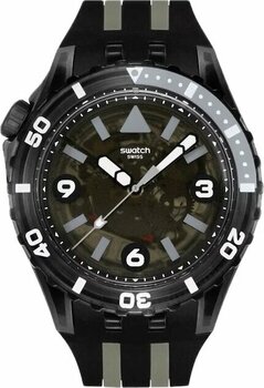 Swatch Sscu09b100 Black Sea Nettle Erkek Kol Saati Siyah