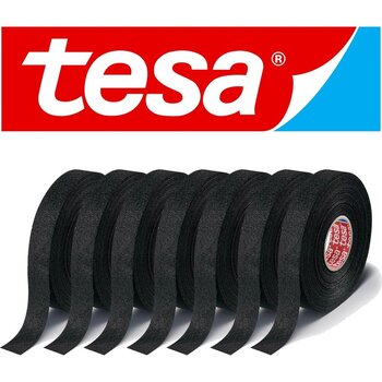Tesa Bez Bant Tüylü 19mm X 15 Metre Siyah - 8 Adet