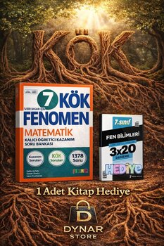 Fenomen Yayıncılık FENOMEN 7.SINIF kök MATEMATIK SORU BANKASI VE NARTEST KURUMSAL DENEME HEDİYE