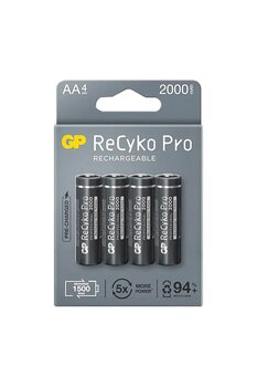 GP Recyko Pro AA 2000 Mah Şarjlı 4'Lü Pil