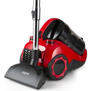 Sem SV111 Caru Süpürge Toz Torbasız Süpürge - Kırmızı