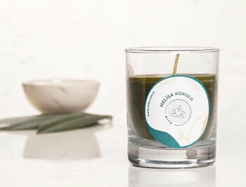 Mitr Melisa Kokulu Bardak Mum Çok Renkli