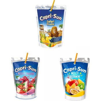 Capri-Sun Dev Meyve Suyu Paketi - 3 Çeşit (60 Adet * 200 ml) - 200 ml