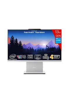 LENOVO i5 13420H 16GB DDR5 512GB SSD FreeDos 27 IPS FHD F0HM0045TR-16512 Beyaz All In One Bilgisayar