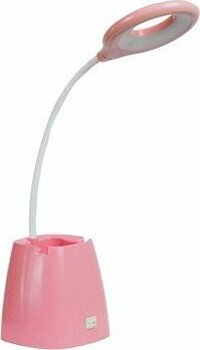 Baysal Ders Çalışma Okuma LED Masa Lambası Pembe Rengi Desk Lamp