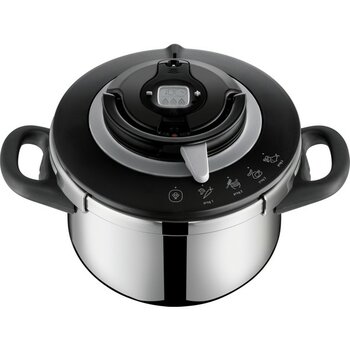 Tefal Clipso+ Chef Düdüklü Tencere - 4,5 Litre - 4,5 L - Gümüş