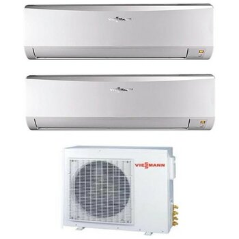Viessmann Vitoclima (O2F3050M2) 2X12000 BTU Iç 5 Kw Dış Ünite 18000 BTU 1+2 Sistem Multi Inverter Klima