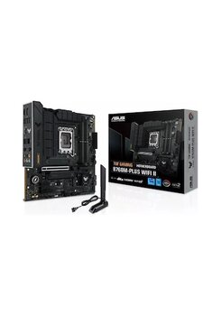 Asus TUF Gaming B760M-Plus WIFI II Intel B760 7800 MHz (OC) DDR5 Soket 1700 mATX Ankarat