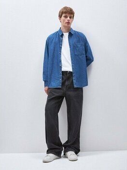 LTB Erkek Jason Rahat Kesim Jean Gömlek - M - Karışık