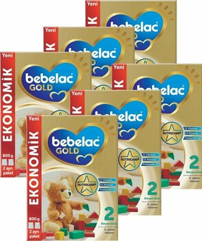 Bebelac Gold 2 Devam Sütü 800 gr X 6 Adet