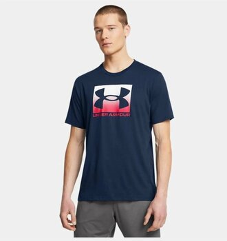 Under Armour Erkek UA Boxed Sports Updated Kısa Kollu Tişört 1386793-408 L Beden