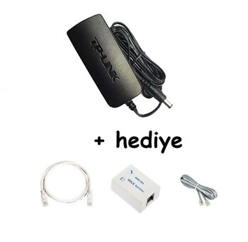 Tenda:tp-Link Td-W 9970 Vdsl2/Modem Adaptörü 12 V 1 A Kalın Uçlu+Hediye