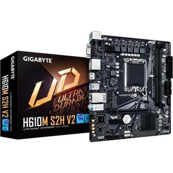 Gıgabyte H610M-S2H-V2-DDR5 5600MHZ 1xvga 1xhdmı 2xdp 1xm.2 USB 3.2 Matx 1700P (12./13.ve 14.nesil Işlemci Uyumlu)