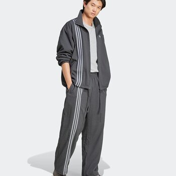 Adidas Fashion Seersucker Firebird Track Pants Erkek Gri Eşofman Altı