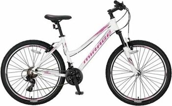 Ümit 2466 Mirage Kadın Dağ Bisikleti 305h V 24 Jant 21 Vites Beyaz Turkuaz