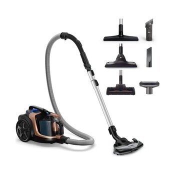 Evidea |  Philips XB7151/07 Marathon Torbasız Elektrikli Süpürge - Siyah / Kahverengi -750 Watt